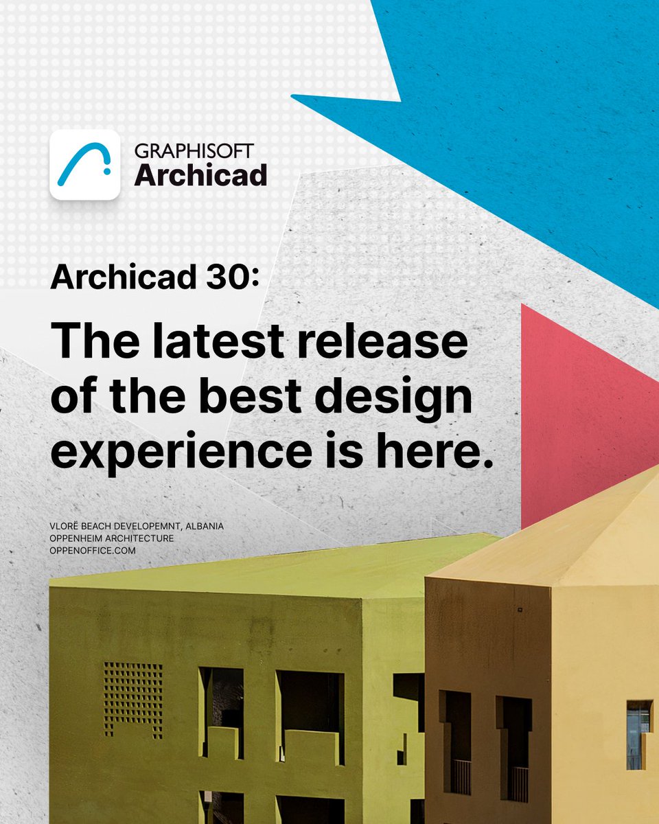 GraphisoftUK's tweet photo. Archicad 30 is here 🎉 More intuitive navigation in complex models + refined graphic control for clearer documentation, so you stay focused on design intent.
Download Archicad 30 and design with more ease, precision, and confidence.
https://t.co/x3SbSV0gzf https://t.co/h9A07pLzEg