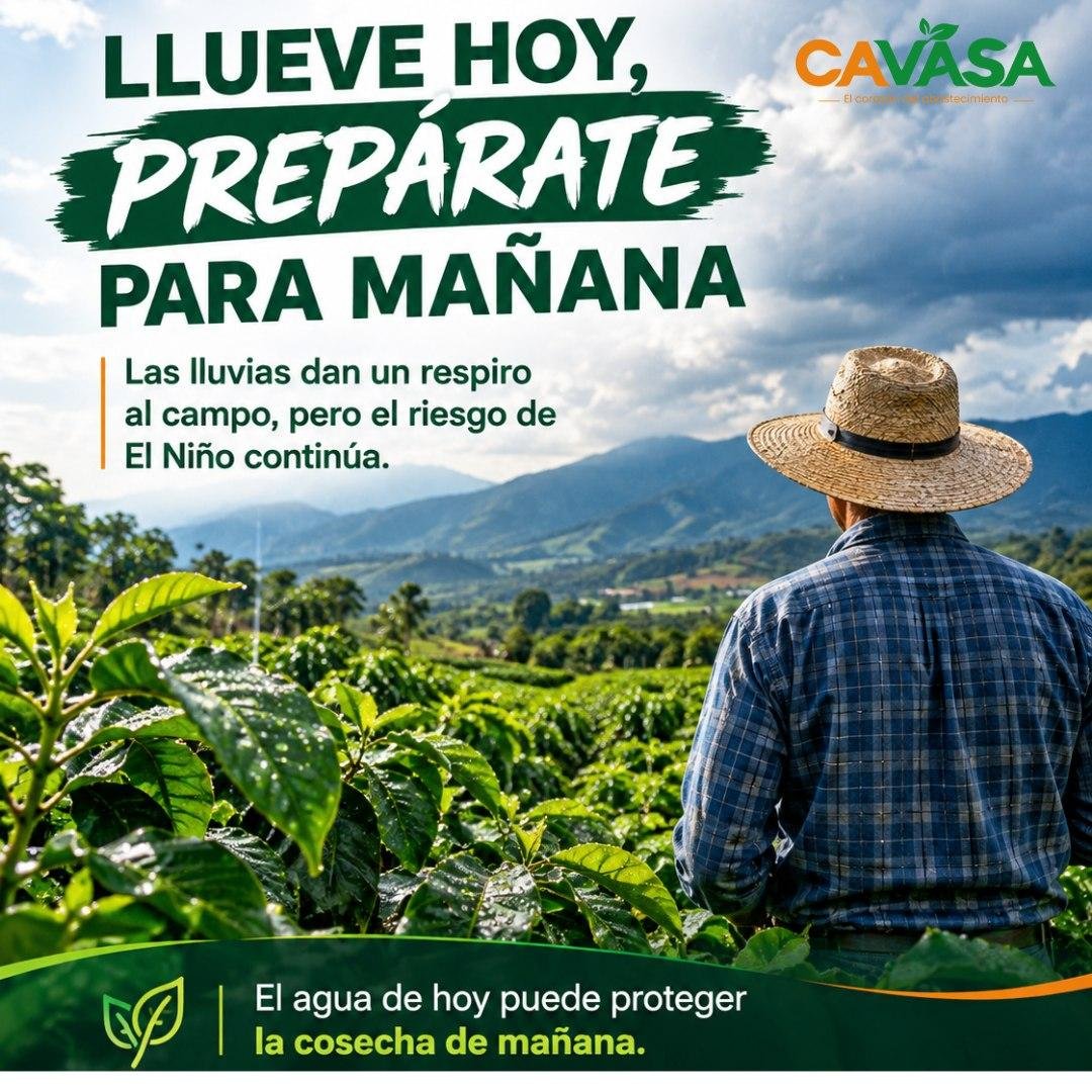OrgulloCaleno's tweet photo. 🌱💧 CAVASA: COMPROMETIDOS CON EL ABASTECIMIENTO Y LA SEGURIDAD ALIMENTARIA

Como corazón del abastecimiento, reconocemos la importancia de anticiparnos a los desafíos que plantea el fenómeno de El Niño y su posible impacto en la producción agrícola y el suministro de alimentos. https://t.co/LNWFPMc3eE