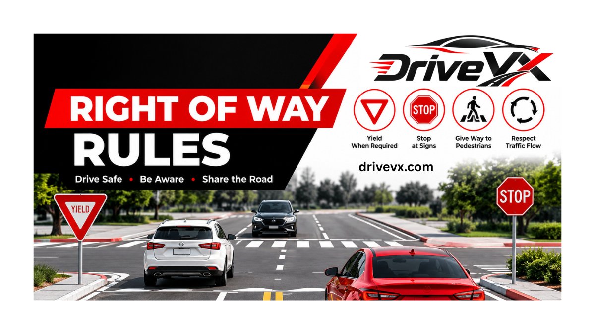 DriveVx's tweet photo. Right of Way Rules: Essential Tips for Every Driver
Know the right-of-way rules every driver should follow. Learn when to stop, yield, and give way to pedestrians for safer driving.
🔗 https://t.co/6V7SfZmgNj
#DriveVX #RoadSafety #DrivingTips https://t.co/LXqdbBd5vP