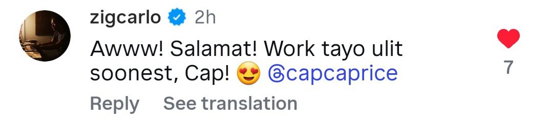 capris_ka's tweet photo. aw naiiyak na naman ako, si direk zig kasi yan. direk kahit isang indie movie lang with cap okay na okay na ako.

#CapriceCayetano https://t.co/5g6x0xPual