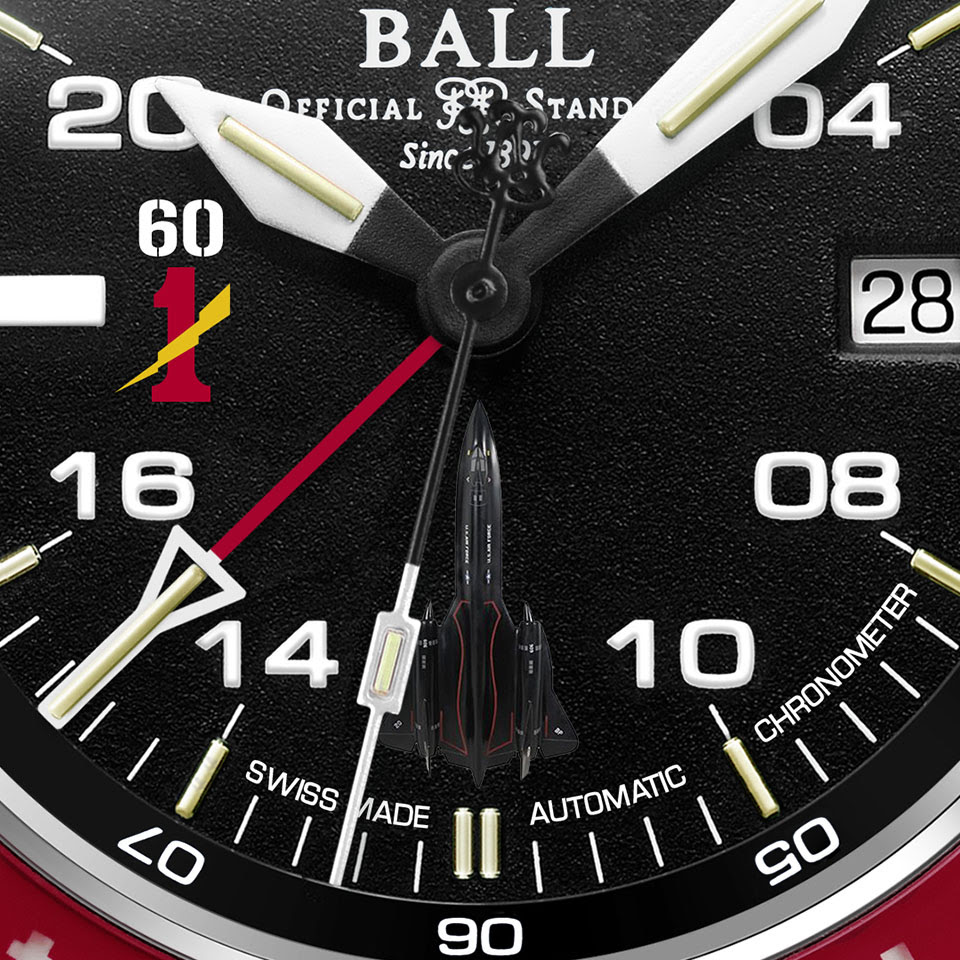 BALLWatchCo's tweet photo. Stealth on the dial.
In 1966 the SR-71 was ahead of its time. Today it is simply iconic: built for radical speed and near-invisibility. An SR-71 motif sits at 6 o’clock, almost lost in a dial that reads like a night sky. On the left, a Red One tail-art insignia honors the first unit to take the Blackbird into hostile air. Above it, a military-stencil number marks each piece from 01 to 60. https://t.co/cpKXhNhcvi
AeroGMT II Blackbird
Be Your Greatest Self

#Blackbird #SR71 #GMT #BallWatch #ToolWatch #PilotWatch #Aerospace #Chronometer #LimitedEdition