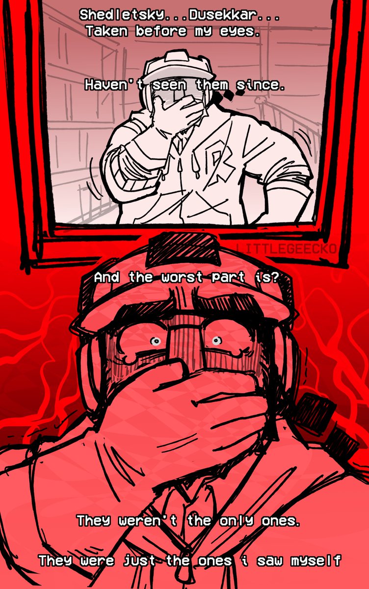 littlegeeckoALT's tweet photo. "OUT OF OPTIONS"
My interpretations of the events that lead to the New Beginnings Update :) #forsakenfanart #forsaken

(1/3) https://t.co/1MZ5XtvFcw