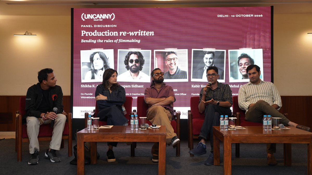 anupamsidhant's tweet photo. spoke at uncanny india in delhi last week, @KoyalAI film fest and their first one in the country with the gov of india. the panel was titled “production rewritten” and we talked about ai

every generation of filmmakers gets a new technology thrown at them and has to decide whether to accept it, reject it, or reason with it. this is ours. it’s not about whether you use it anymore, it’s how

we made 5 feature-length animated films this year doing r&d. never set out to make ai films. just films. now that’s compounding and we’re onto a moonshot. with genai, long-form is the only frontier worth fighting for. i hope that in a few years and there won’t be ai filmmakers. just filmmakers