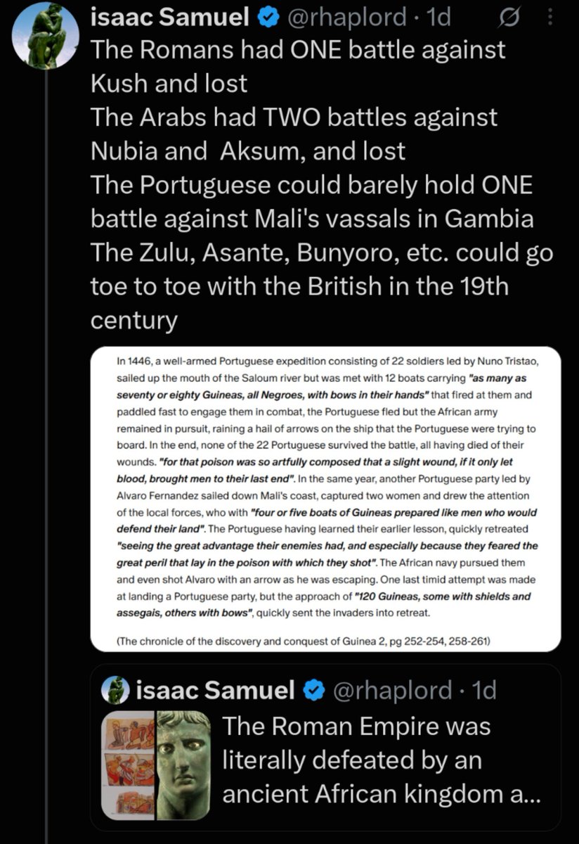 exarvo's tweet photo. History is written by the Victors.
Britian and Western achievement is inflated because they were the victors.

And this victory occurred 20th Century onwards..
We are living in the propaganda of this 20th Century western win! https://t.co/yHfgURpDXZ