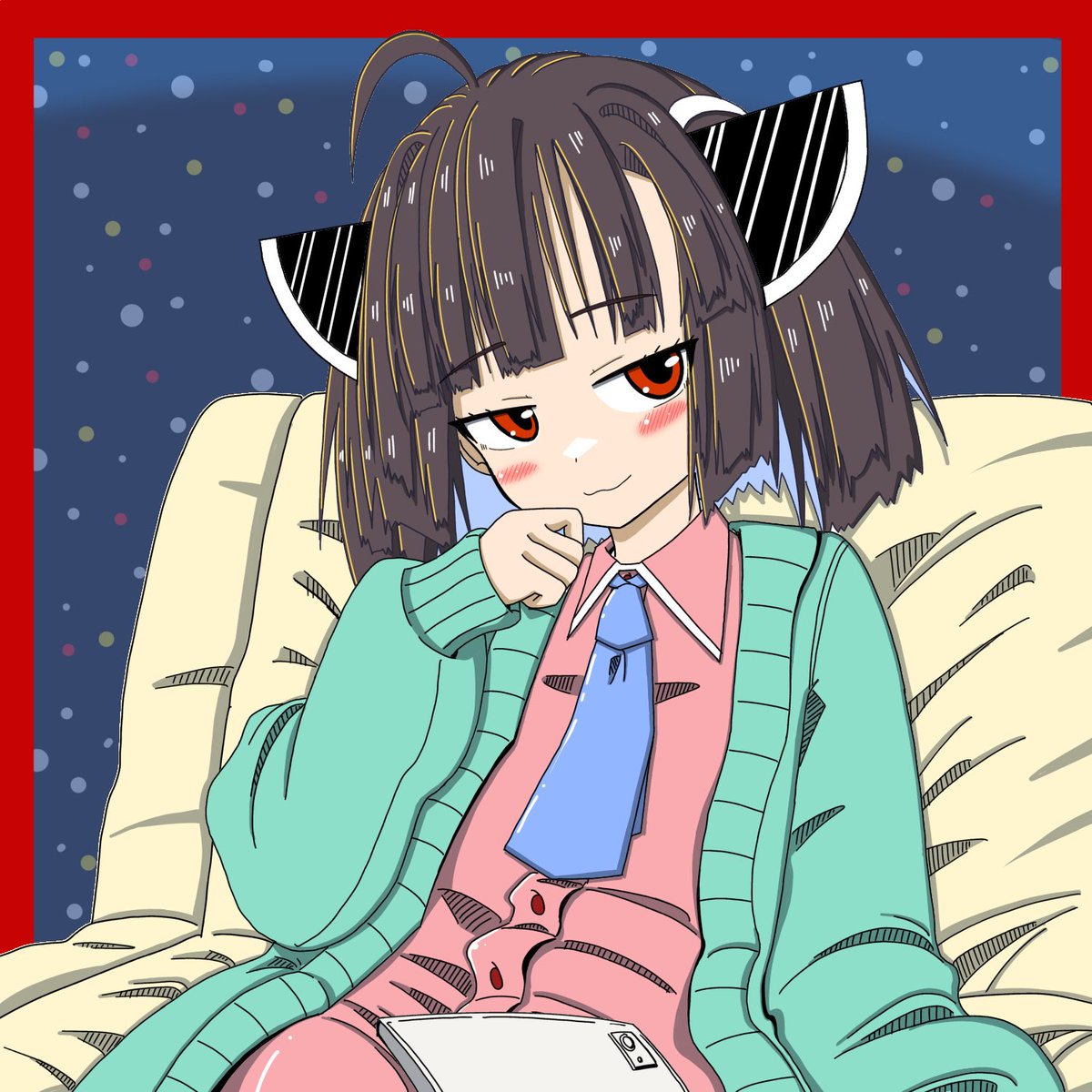 Mutunari0423's tweet photo. #東北きりたん
#VOICEROID
#きりたんキラキラ金曜日
今週のきりちゃん。
ソファーでねむねむ https://t.co/LtaIGCJkhK