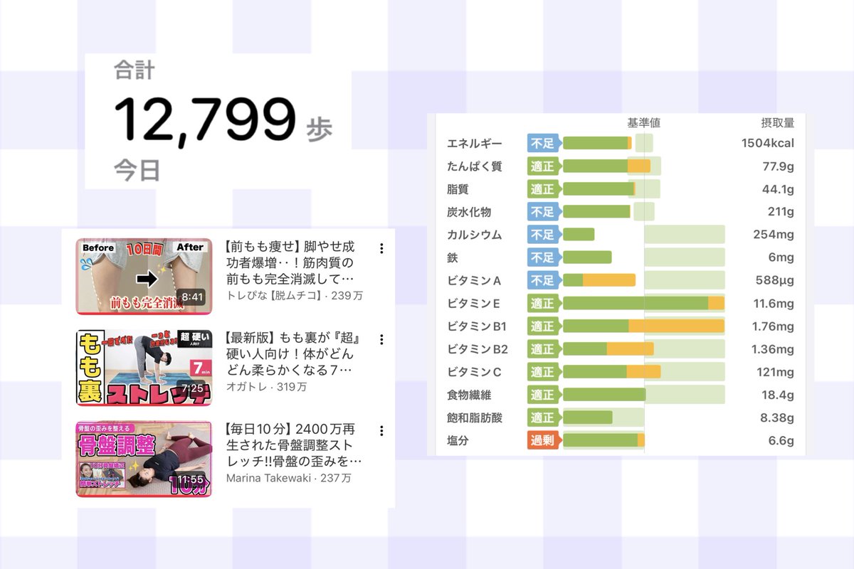 _____1227's tweet photo. 今日は51.4kg(+0.7kg)

お仕事お疲れモードすぎてストレッチのみ( ´~`)
明日はスクワットしよ！絶対！

今日もみなさま、お疲れ様でした🌟 https://t.co/e65Q63ddlW