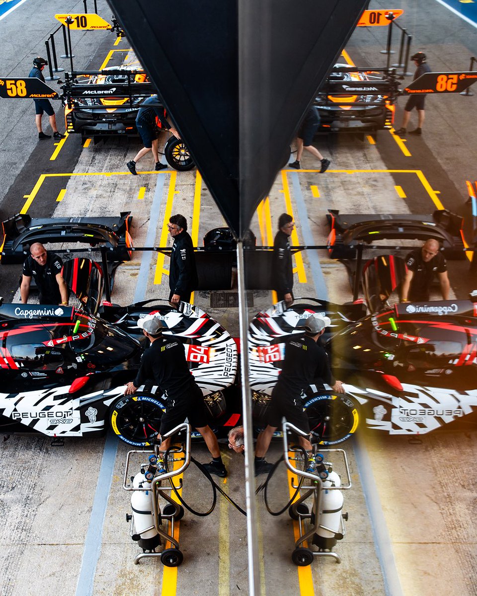 FIAWEC's tweet photo. Behind the scenes as the WEC takes over Barcelona 📸  
Scrutineering and final preparations complete. Next up: track action ⚡️
 
#WEC #6HBarcelona https://t.co/8ljGp0xwkx