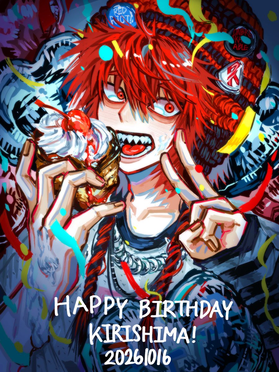 Seoujeia's tweet photo. #切島鋭児郎生誕祭2026
#切島鋭児郎誕生祭2026
햅삐벌쓰데이🎉 https://t.co/s6oHrlOEUL