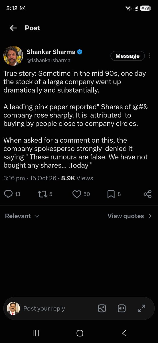 janakpujan's tweet photo. @palakshahjourno @BWBusinessworld @anuragbatrayo Dear what do you think about  today's buying ? Fii are net seller . Is it to make ipo successful  ? https://t.co/HkIClH9WLJ