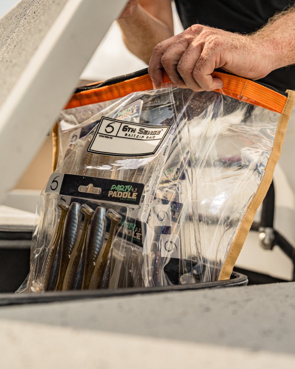 6thsensesalt's tweet photo. Our BaitZip™ Pro keeps your go to tackle sorted, easy to spot, and ready when you need it. A clear body lets you see what’s inside, while the writable label helps keep each bag dialed for its purpose.

Stay ready out there.

#6thsense #6thsensefishing #6thsensesaltwater https://t.co/4akEsE9BuW