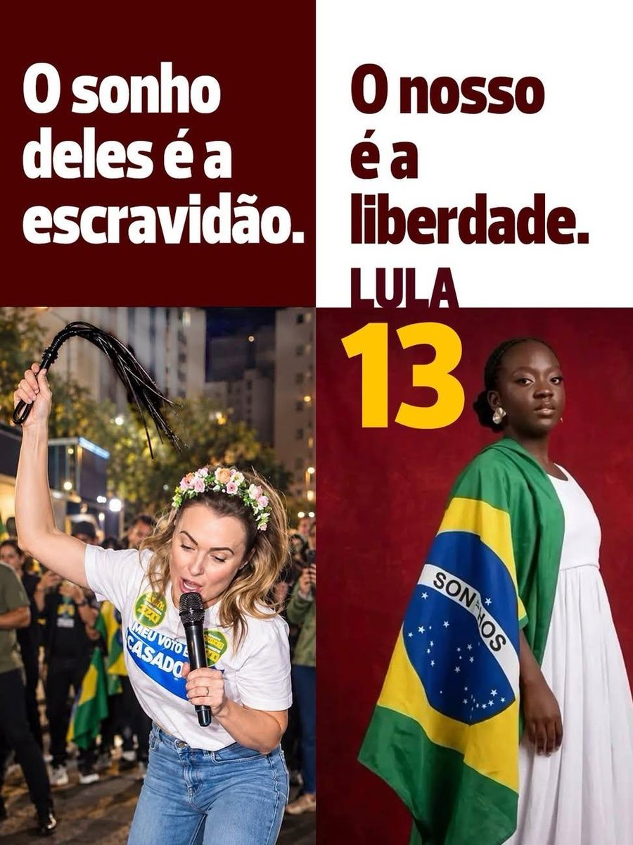 lula_cris's tweet photo. @KriskaCarvalho Nunca esqueça quem são os verdadeiros inimigo, que estão a serviço da Capital (USA) e querem nos escravizar. 

DIA 25 VOTE 13 

#TORDO13
#esquerdasegueesquerda https://t.co/3v2E0WTxkS