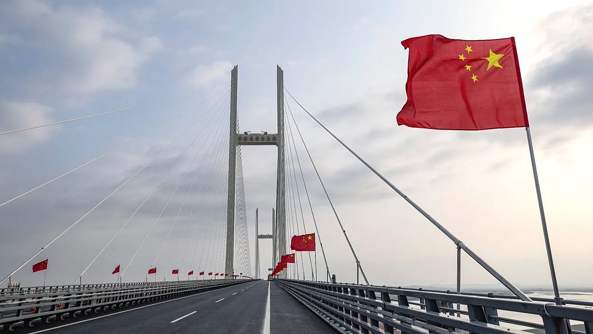 BRICSinfo's tweet photo. JUST IN: 🇨🇳🇰🇵 China and North Korea officially open their largest border bridge. https://t.co/vv4Lgbx7ZJ