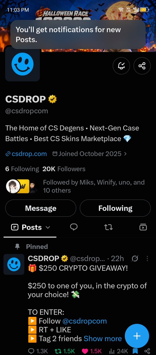 capybaragirly's tweet photo. @csdropcom hope this win lands straight to my account, fam 👀🩵

@Mikse_0409 @betlomored https://t.co/CZ17k7iGvJ