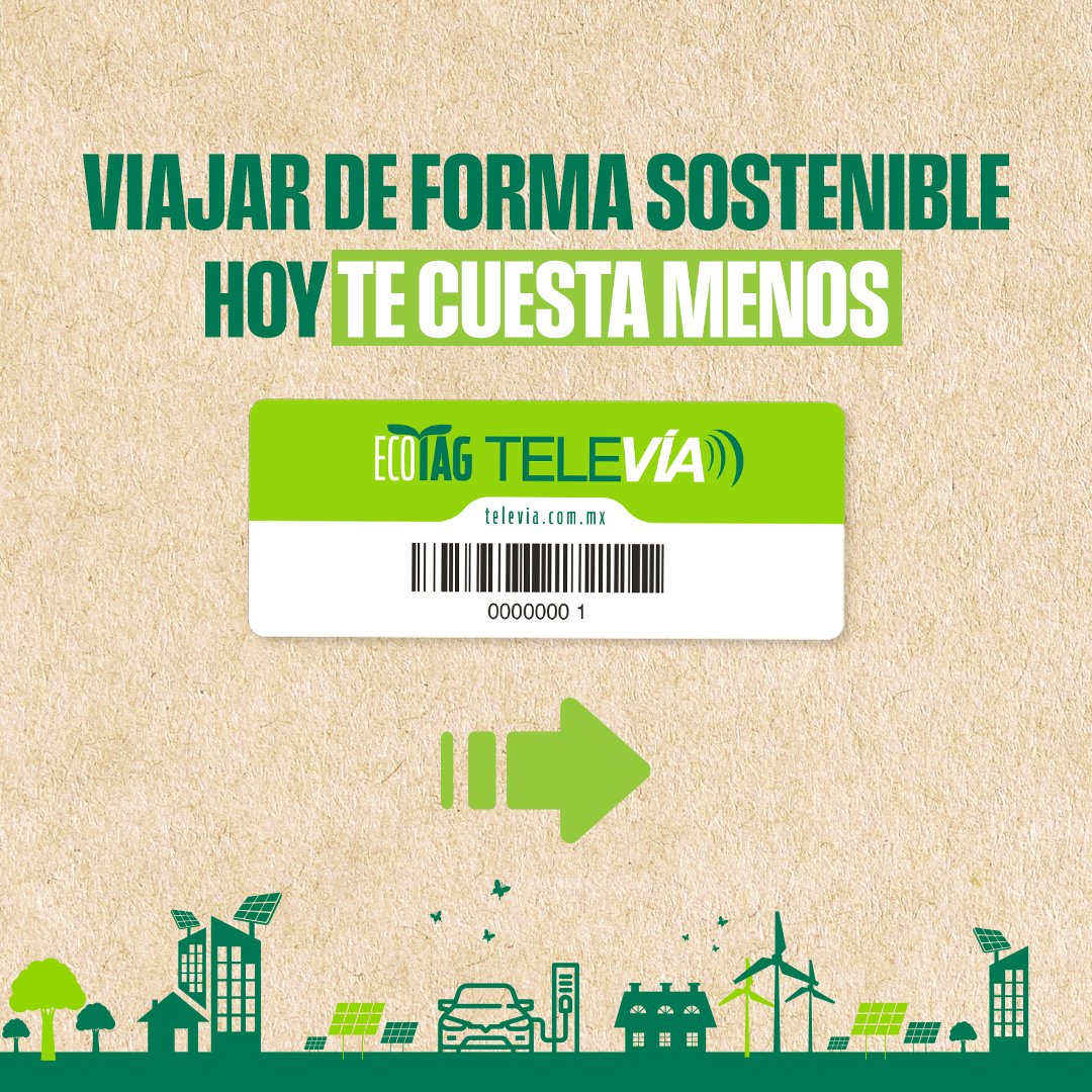 TagTeleVia's tweet photo. Tu auto se mueve con otra energía.
Que cada viaje lo reconozca. ⚡🌱

Si conduces un vehículo híbrido o eléctrico, descubre el descuento especial de EcoTag TeleVía.

Visita nuestros Centros de Atención a Clientes y llévalo contigo.

#EcoTag #AutosHíbridos #AutosEléctricos https://t.co/4Vrr2fxxIR