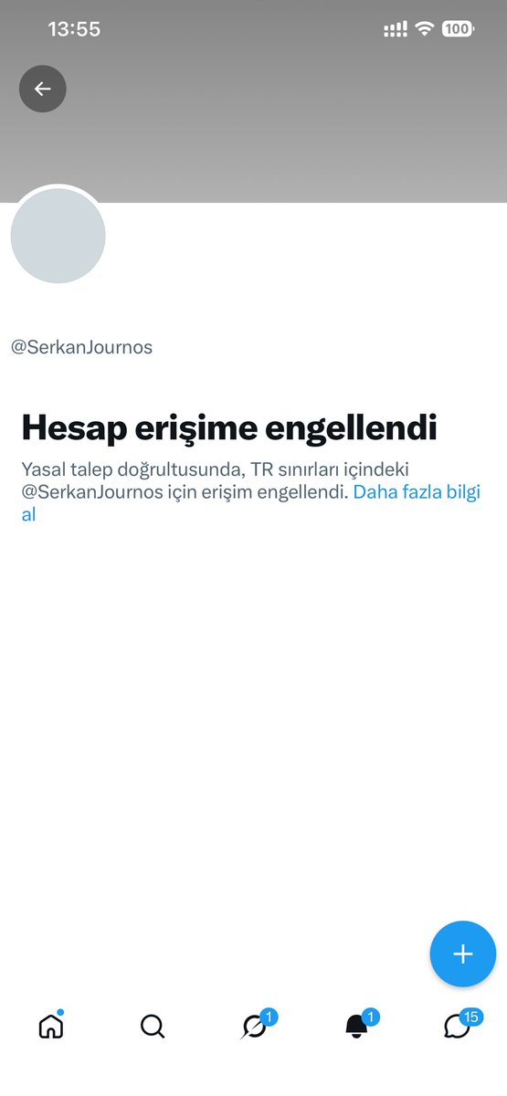 SerkanJournoss's tweet photo. X hesabım (@SerkanJournos) Türkiye de erişime engellendi. Yeni hesabımı takip ederek destek olabilirsiniz. https://t.co/W8kbVkndCp