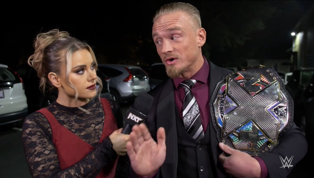 kotasbaez's tweet photo. Ilja's not here to talk Vengeance Day... he wants answers from Melo. #NXT24 https://t.co/E2FPfngpOo