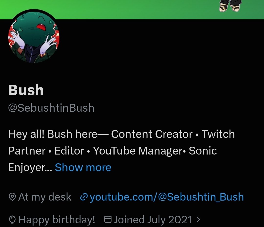 SebushtinBush's tweet photo. IT’S OFFICALY MY BIRTHDAY!

Turning 20! https://t.co/wBTNI24Tcl