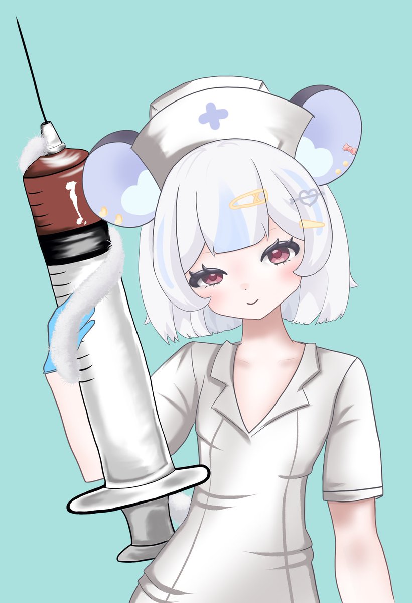 saragrif0601's tweet photo. ormies been so unwell lately poor nurse mimi gotta work overtime to give us all our shots 😔 #mimitober26 #drawmies (did actually draw something different for today, but it fits a later theme a lil better so yeaaa...) https://t.co/Q9zkbshgnp