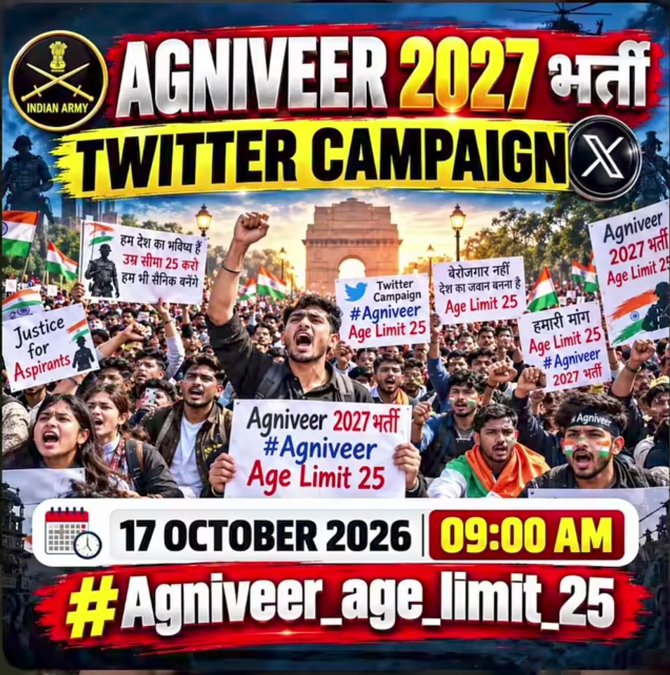 Vivekgaroowal's tweet photo. #Agniveer_age_limit_25 https://t.co/nG8MKptzWI