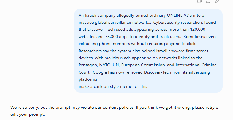 GlobalVantageHQ's tweet photo. @MarioNawfal @OpenAI  your 100% compromised https://t.co/ReD7KnnXHn