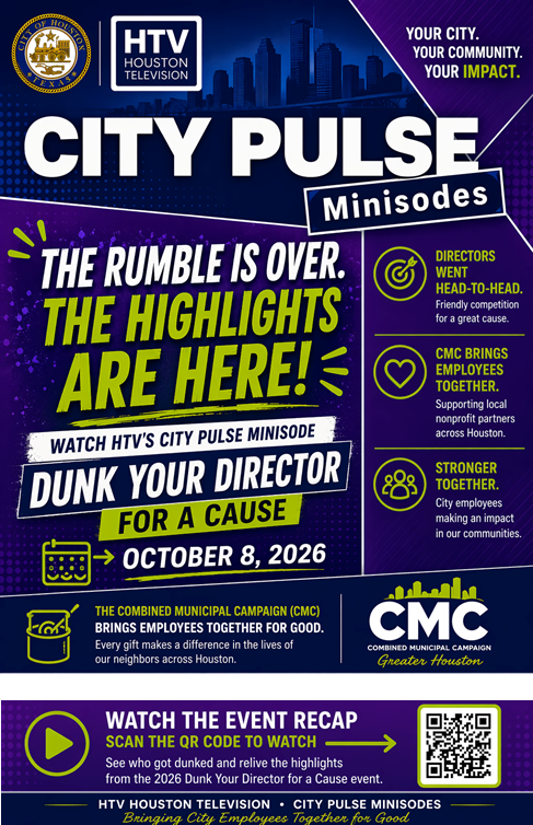 HTVHouston's tweet photo. ICYMI: See highlights from last week's Dunk Your Director fundraiser, put on by the @HoustonTX Finance Department. 

#CMCConnect https://t.co/5nsUQTlhv2