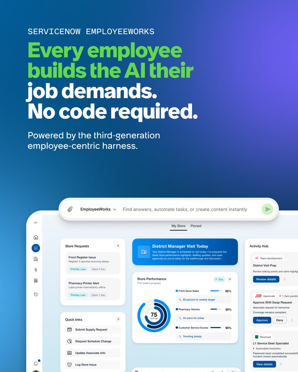 ServiceNow tweet picture