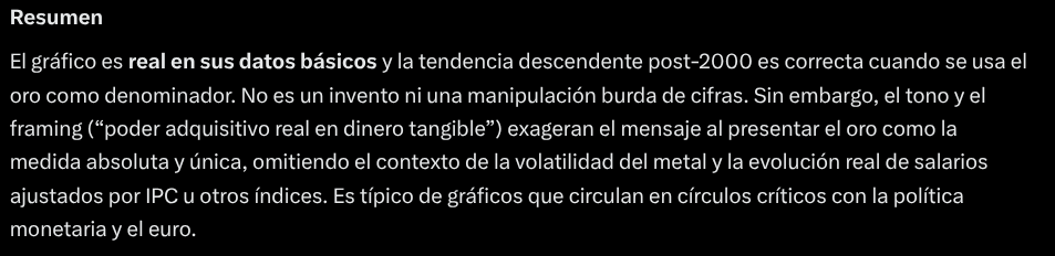 IbuesMaelis's tweet photo. @MartinBlanco_F Ya que te interesa lo que diría la IA. Sobre tu último gráfico compartido.

Creo que tiene razón, fíjate... quizá estás siendo muy simplón en tus análisis. https://t.co/a0vJ9pvRHR
