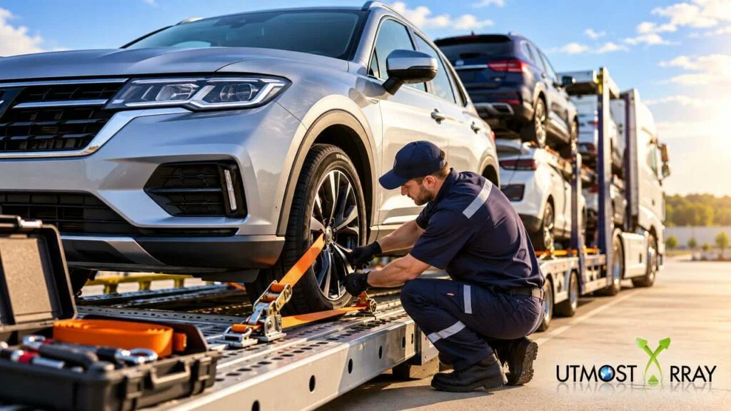 UtmostArray's tweet photo. How to Prepare a Vehicle for Safe Road Transport
https://t.co/i8efJlxfk2 

#VehicleTransport #CarTransport #RoadSafety #VehicleSafety #FlatbedTowing #CarCare https://t.co/tqWr0w39ui