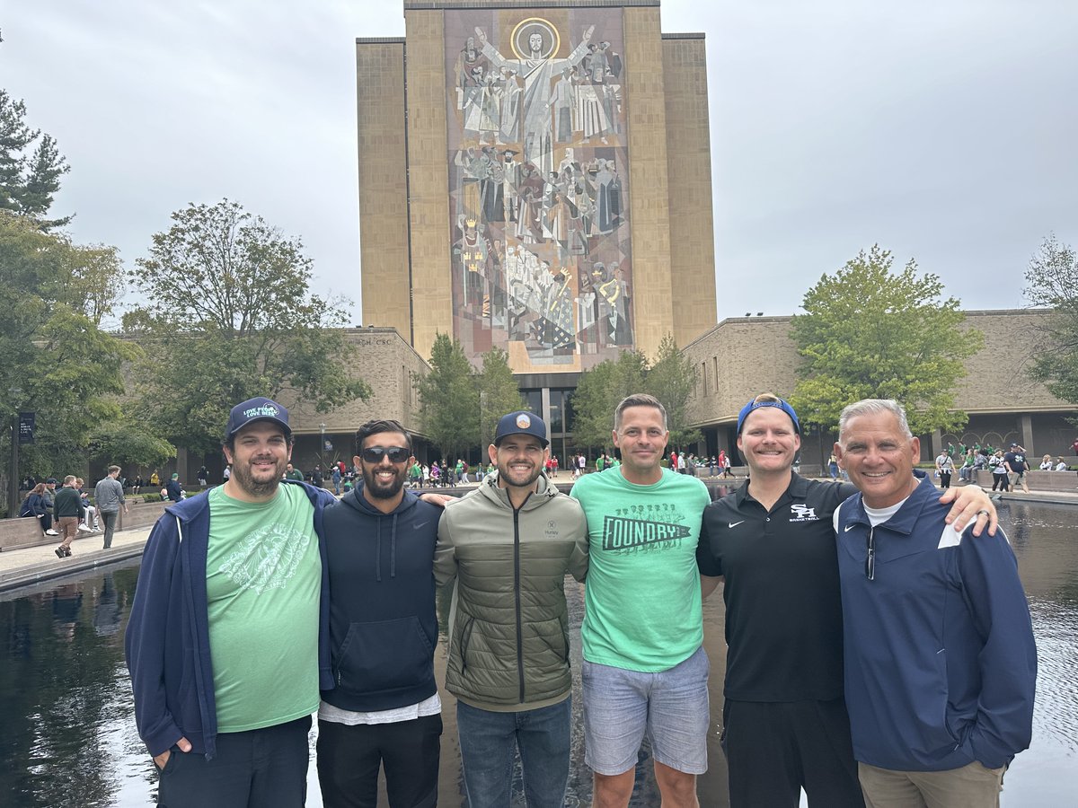 NKaravedas's tweet photo. #ThrowbackThursday2024 Amazing Boys Trip to Chicago/South Bend ππ
#TouchdownJesus #ExperiencesOverThings #Fam @JDLugbill @CoachKaravedas @jojok_2k https://t.co/OVfga1R6Gv