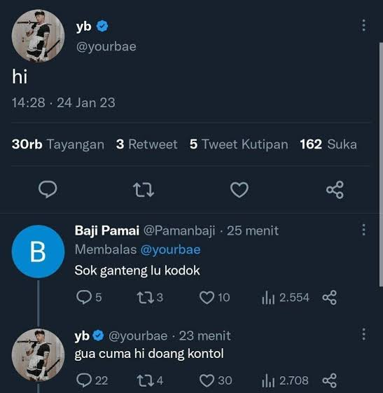 GYUVINstide's tweet photo. @YOUNGDAEstide KENAPA GAK LU BALES BEGINI BANG?? GW MERASA JAHAT BANGET. 😭 https://t.co/LHoetdeh3p