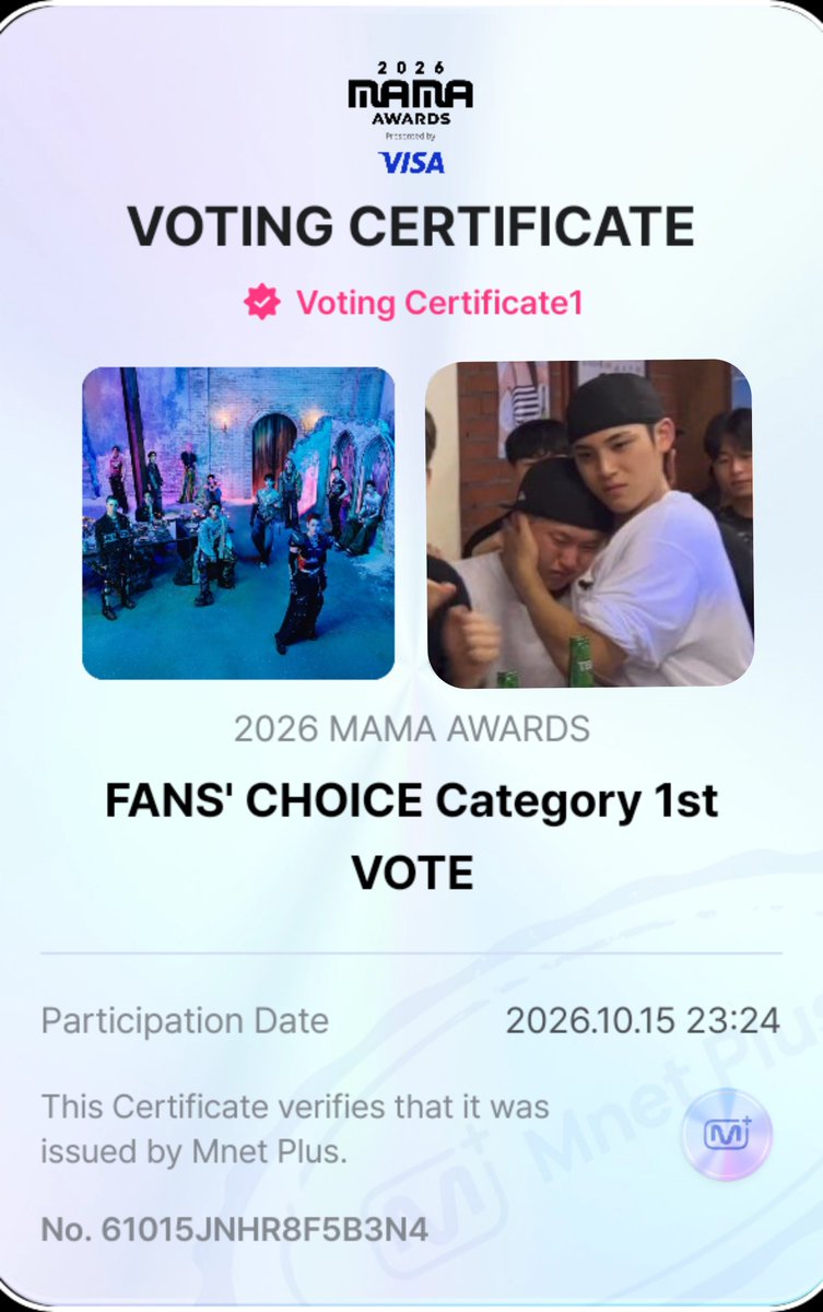 17_tinn's tweet photo. Goodnight everyone~

Don't forget to cast your votes before you sleep hshs 

#2026MAMAVOTE #SEVENTEEN https://t.co/oYdNS9hmAL