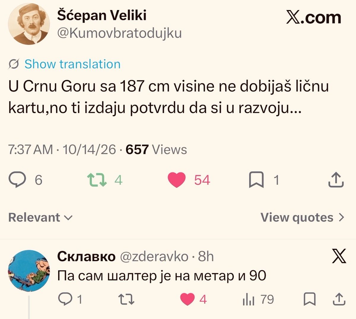 KaripskihOstrva's tweet photo. Zašto volim X👇 https://t.co/oqkRtUHQFU