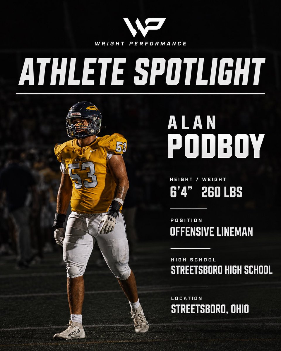_BradenWright_'s tweet photo. Coaches take a second and take a look!
Alan Podboy 
Class of 2028
6’4 260lbs
3.4 GPA
Offensive Lineman
Streetsboro High School
Streetsboro, Ohio

@AlanPodboy has a great frame and moves to the second level with ease. He has interest from all over the MAC. https://t.co/8zByQk3OK4