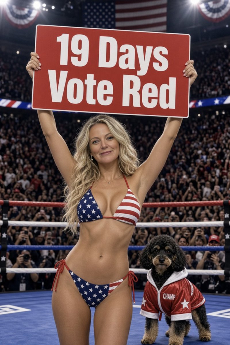 southgrace427's tweet photo. If we ALL show up we win our country...
If we think everyone else will do it we lose our country...
19 Days...Vote Red...
It Truly Counts...
🇺🇸🇺🇸🇺🇸🇺🇸🇺🇸 https://t.co/zEPM2kFZmf