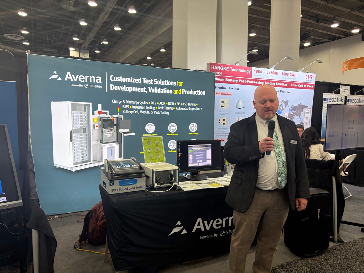 avernatech's tweet photo. 🔋Today’s the day....the last day of @thebatteryshow

There’s still time to talk about your test requirements, come visit us at booth 5807.

Can’t make it? Don’t worry just reach out, we’re always available.

#batterytest #testengineering https://t.co/Z3E1cvpeL8