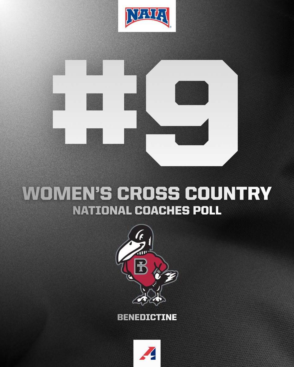 TheHeartConf's tweet photo. ๐ NAIA Women's Cross Country National Poll
#9 Benedictine
Receiving Votes:
Mount Mercyย
Missouri Baptistย
#TheRightWaytoPlay | #TheHeartWaytoPlay https://t.co/TrZtBMkkUP