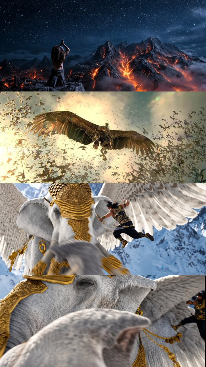 TheCineprism's tweet photo. Frames from $500M budget film, Ramayana (2026) https://t.co/zsU2aNOnx0