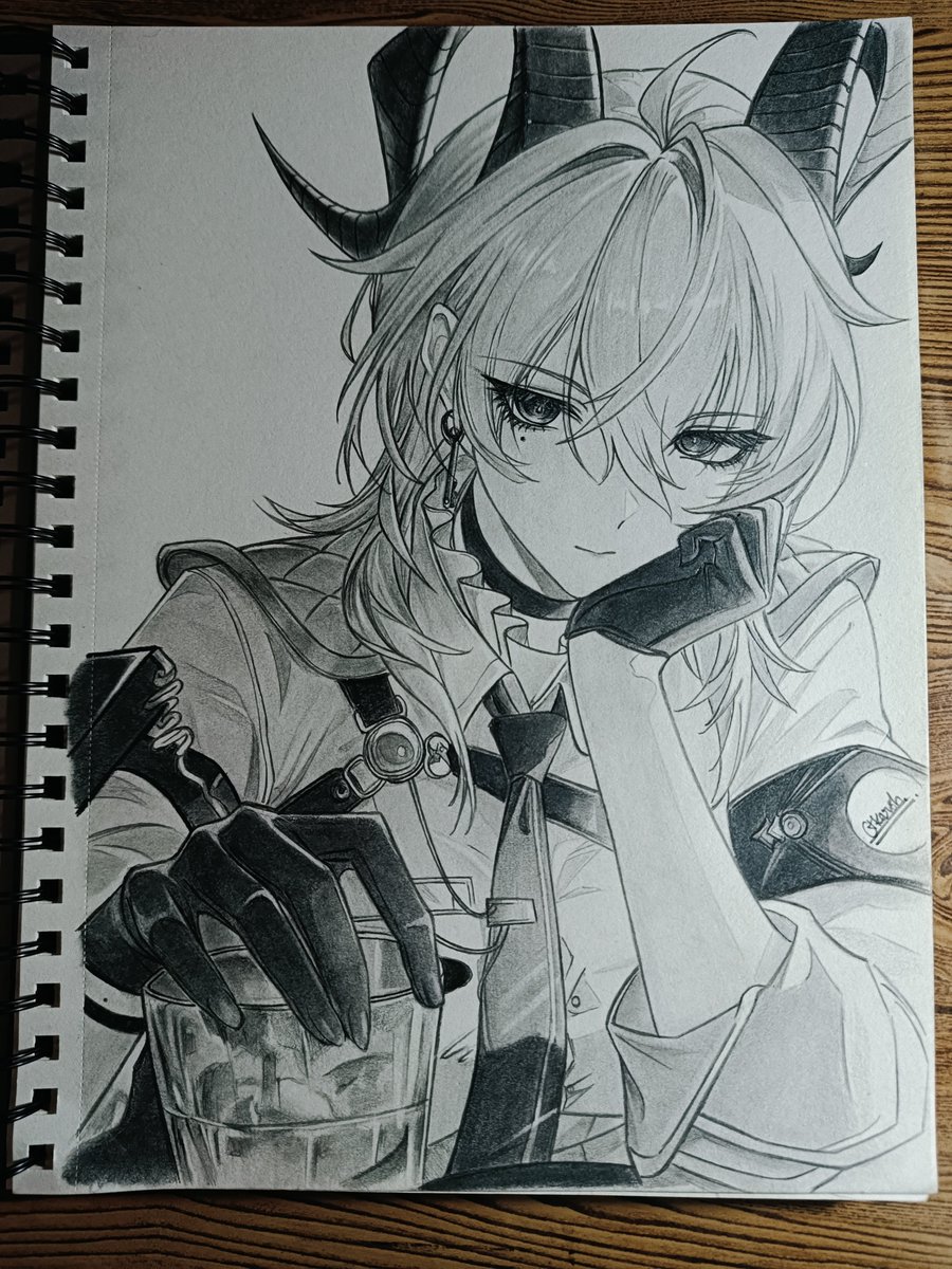 Artime_Senpai's tweet photo. Zani is finally complete!! It took me 10 hrs to finish the sketch.

#WutheringWaves #Fanart 
#Zani https://t.co/s8Xp1k2tK3