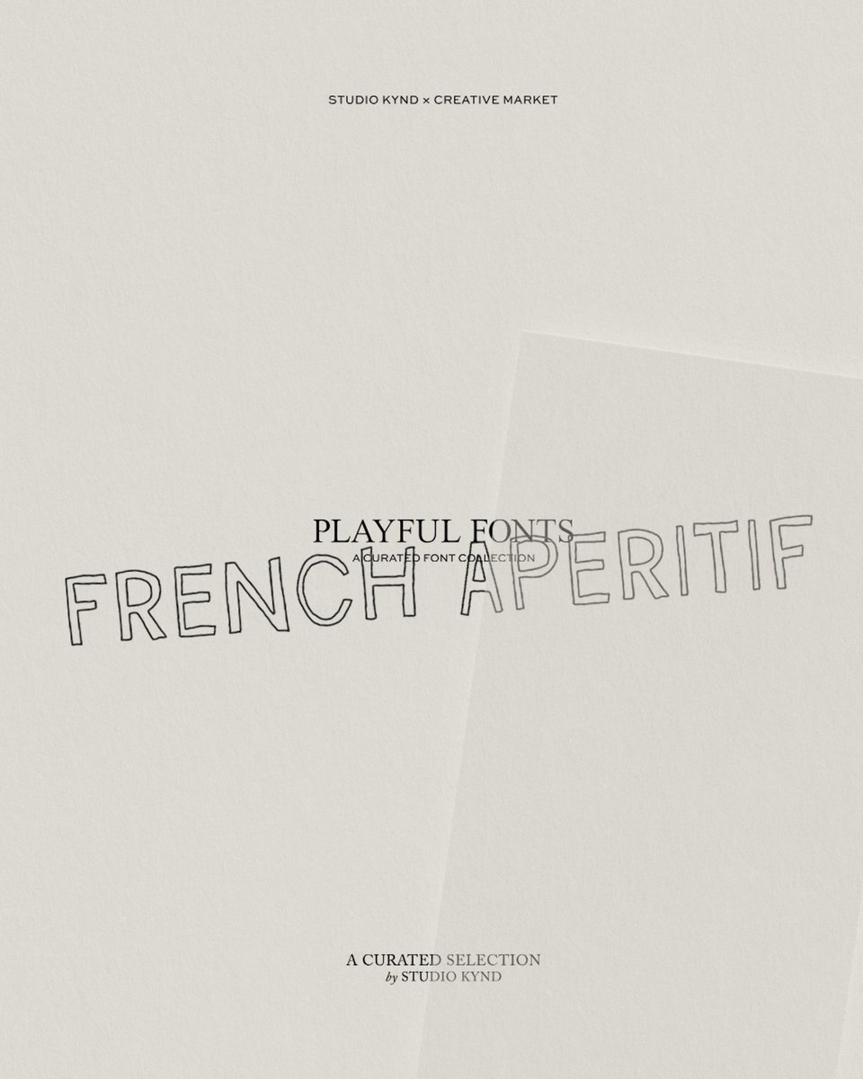 CreativeMarket's tweet photo. Niobe from Studio Kynd is serving up a little typography inspiration 🍝⭐ Browse this curated collection of playful fonts full of personality, charm, and a touch of the unexpected! Which font is your favourite?

Want to be featured next? ✨ Join our Creative Market Ambassador Program and share your creativity with our community! Learn more here ➡️ https://t.co/MSJqCHvLdF