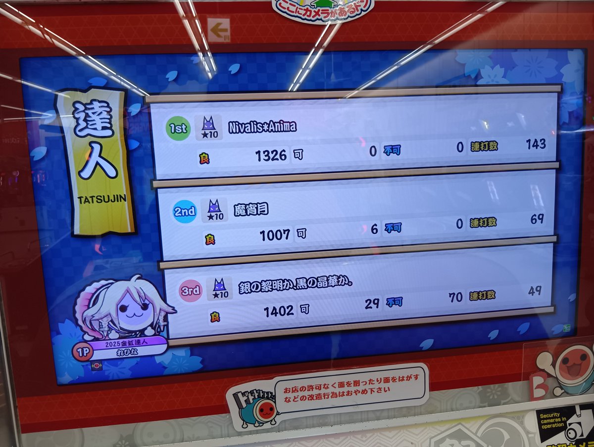 DerRechner2008's tweet photo. ニヴァリスやっと段位内全良出せた！
魔宵月は相変わらず🙃🙃 https://t.co/VT7LVo3OUh
