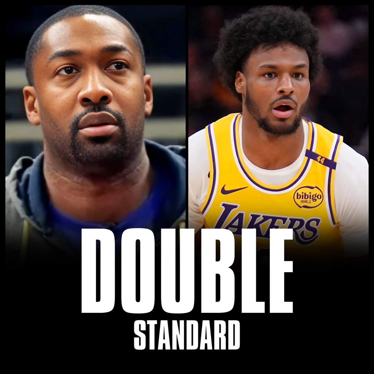hoopunfiltered9's tweet photo. Gilbert Arenas says the NBA media has a clear double standard: Bronny James gets criticized for every mistake, while former No. 1 pick Zaccharie Risacher’s struggles receive far less attention. Bronny was the 55th pick, yet he faces more pressure than the top selection.
Is that fair coverage, or is the media simply chasing the LeBron storyline? 💬👇🏾
