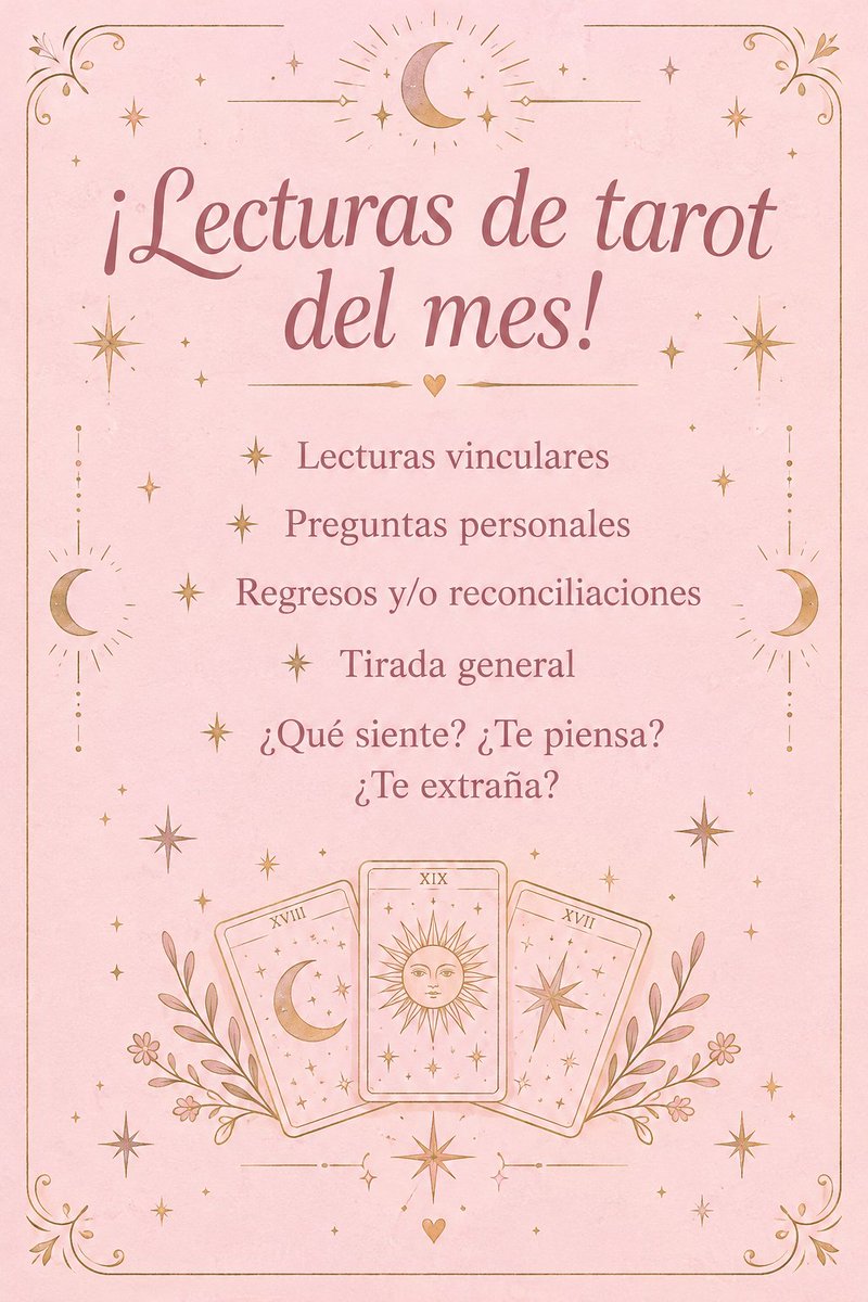Iouince's tweet photo. hermanas estoy haciendo lecturas de tarot, si están interesadas no duden en mandarme un mensajito, y si pueden compartir me ayudarían un montón 🤍 https://t.co/nJWboUeP29