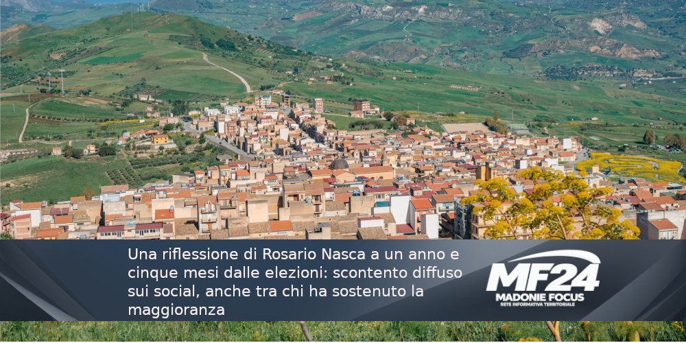 MFocus24's tweet photo. Montemaggiore Belsito, la delusione degli elettori: “Il paese è lo specchio del nostro voto” https://t.co/Xn7aPBSyq3 #MontemaggioreBelsito #RosarioNasca #PoliticaLocale #Amministrative #MaturitàCivica #Competenza #Partecipazione #Sicilia #Madonie https://t.co/ACwTdhVhvf