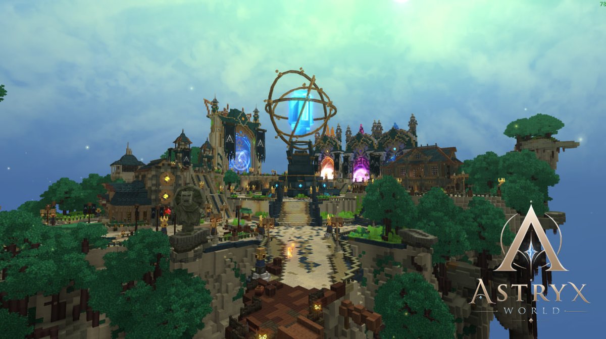 BildBlm18047's tweet photo. Scale: 200x200 blocks 📐
Project: Hub for Astryx World 🌌
A massive build where high detail meets grand scale. From the main structures to the tiniest blocks in the background, everything was placed with intention.
#Hytale #HytaleBuild #Hub 
@AstryxWorld @Hytale @Simon_Hypixel https://t.co/ost6ZLltVv