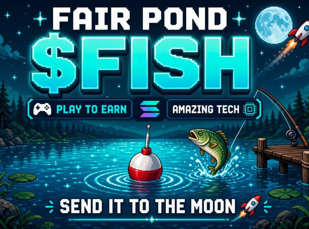 MarcoWetten's tweet photo. 🚀 FAIR POND solana:Fy6R7i9gfCSmtz3tCdmv4mVKLxPAp8qJFvLNvi5Apump 

Play-to-earn is here, jump into the pond and start fishing real rewards! Amazing tech powering a multiplayer fishing game where every cast, every catch, and every upgrade burns solana:Fy6R7i9gfCSmtz3tCdmv4mVKLxPAp8qJFvLNvi5Apump and feeds the ecosystem!
Earn. Burn. Repeat

Fy6R7i9gfCSmtz3tCdmv4mVKLxPAp8qJFvLNvi5Apump

https://t.co/cHDaI4jOCi

LET THEM FISH 🐟🔥