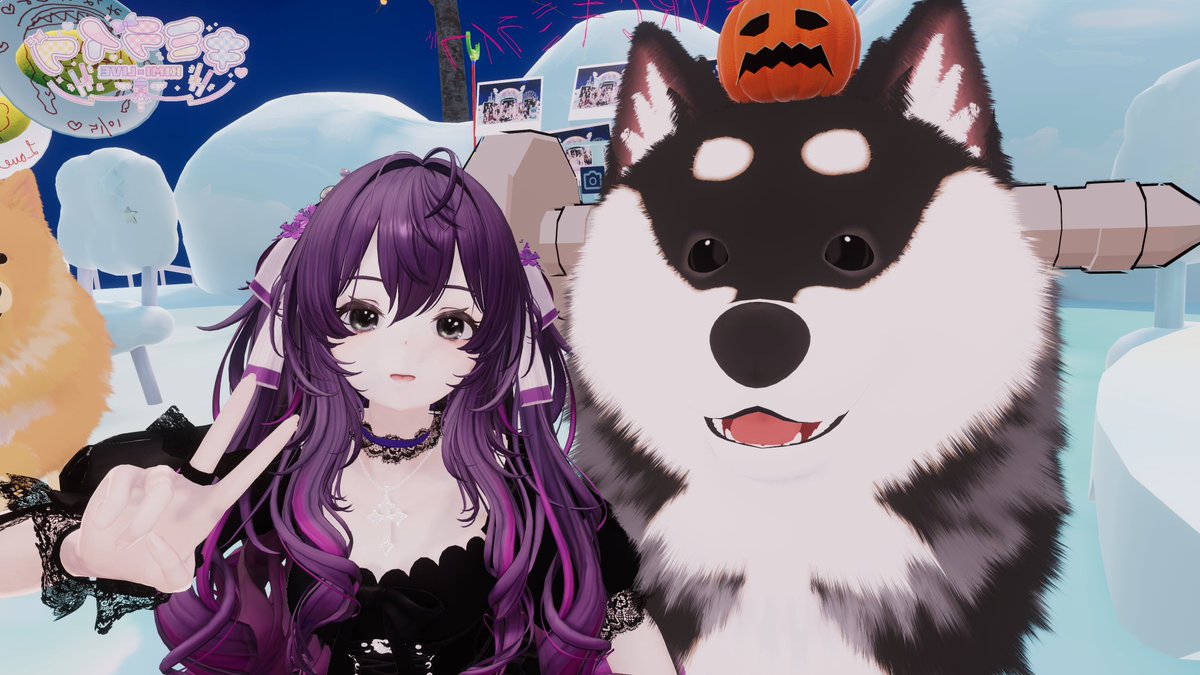 hazzzyuki's tweet photo. 今日はキミライブに来てくれてありがとーーーー！
とっても楽しくていいハロウィンになりましたよね❓
感想は後日書きますのでお待ちくださーい
また来月もチャレンジしてみてくださいね❣

#VRCキミライブ https://t.co/7jNZbrnkD0