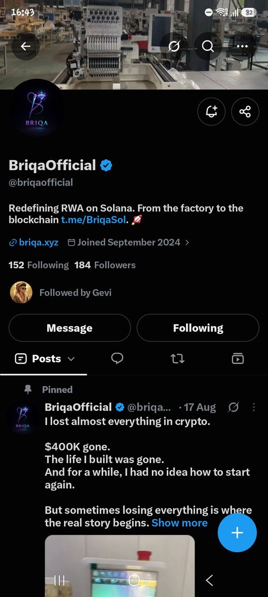 Blocked_you7's tweet photo. @Gheefted_01 @briqaofficial All task done 

GB1c9PNX3wqPhH1auvd9CKiHKbSkYZrdEzJPNrxmeaD1

Thank you https://t.co/GR5WgO0jaR
