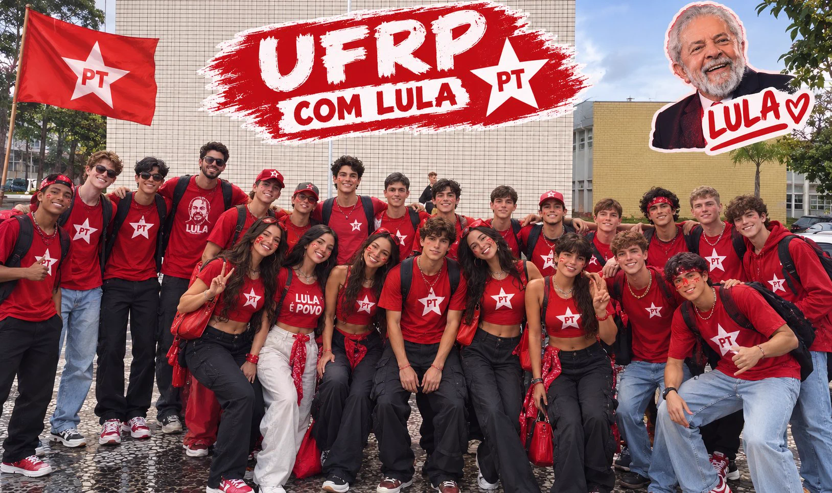 thur paia on X: "não precisa nem fazer com ia, a ufpr com lula tava ...