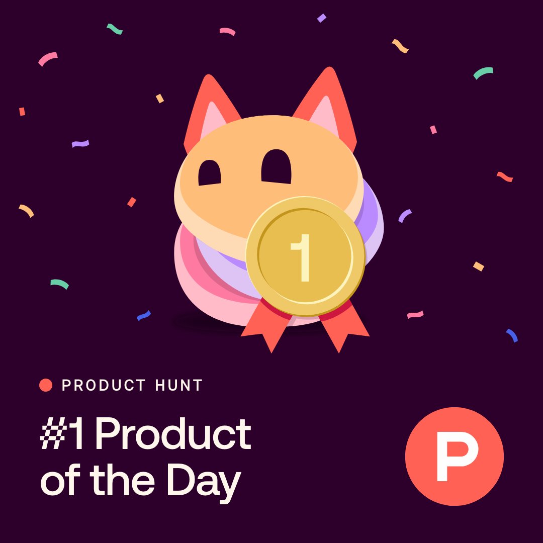 tristan_cte's tweet photo. Pancake was #1 Product of the Day on Product Hunt yesterday.

At 5am PT we were #2, 30 upvotes behind. By 10am we were #1, and we finished there.

Thank you. I said I'd owe you something forever and I'm good for it 🫰 https://t.co/vkaGJkezcK
