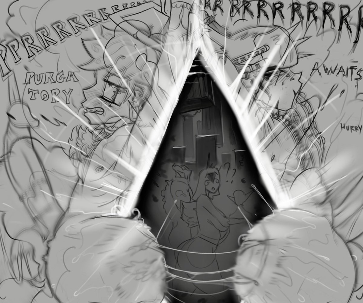SaltyChocolate3's tweet photo. i told you you wouldnt figure it out :p , part 2 , part 3 gets more...dirty , yes its an angel and demon fart exploding with such force it creates a portal ehehe https://t.co/5iOoHBDhTx